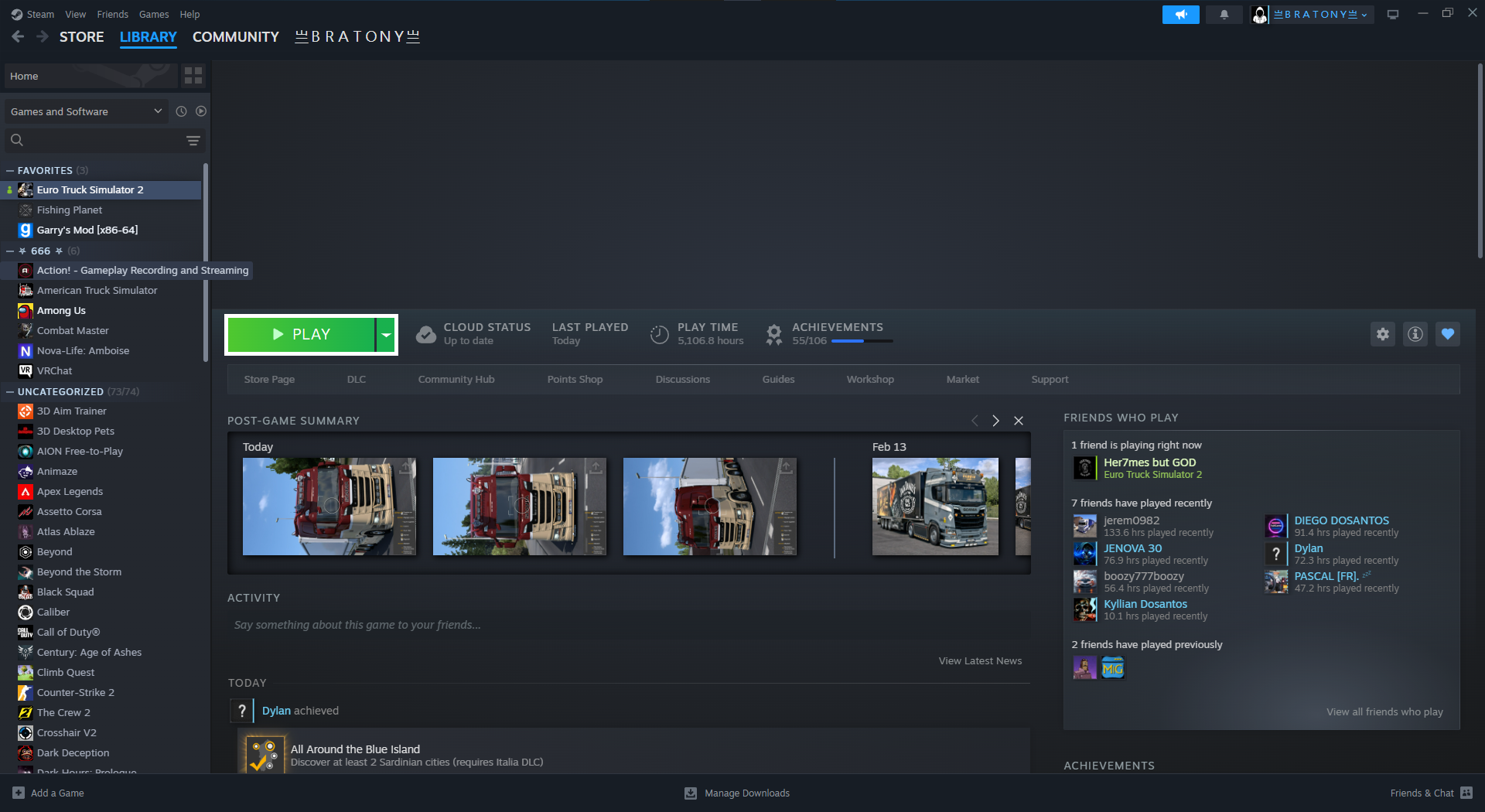 Étape 4 — Lancement ETS2